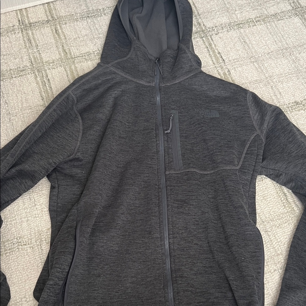 The North Face Charcoal Fleece Jacket